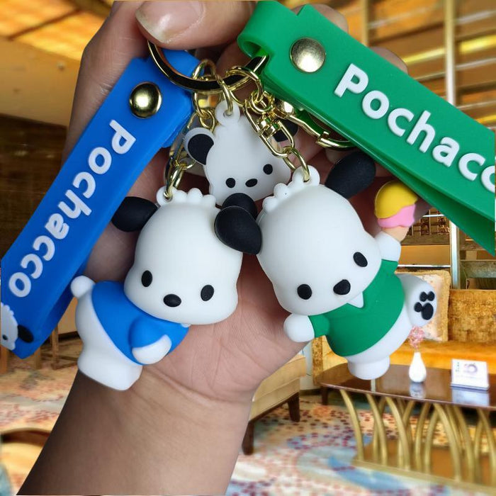 Wholesale Cartoon Silicone Doll Keychain JDC-KC-MingT041