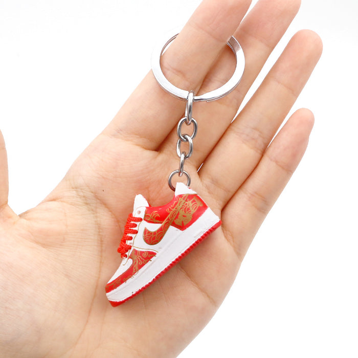 Wholesale PVC Shoe Model Keychain JDC-KC-QLPing004