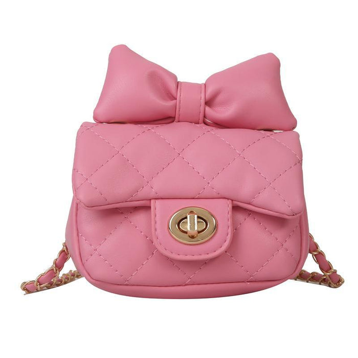 Wholesale PU Children's Bag Bow Crossbody Bag JDC-SD-FuZun004