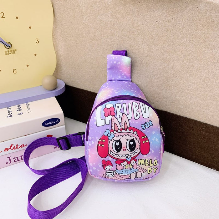Wholesale Children' s Cartoon Printed Coin Purse Shoulder Bags