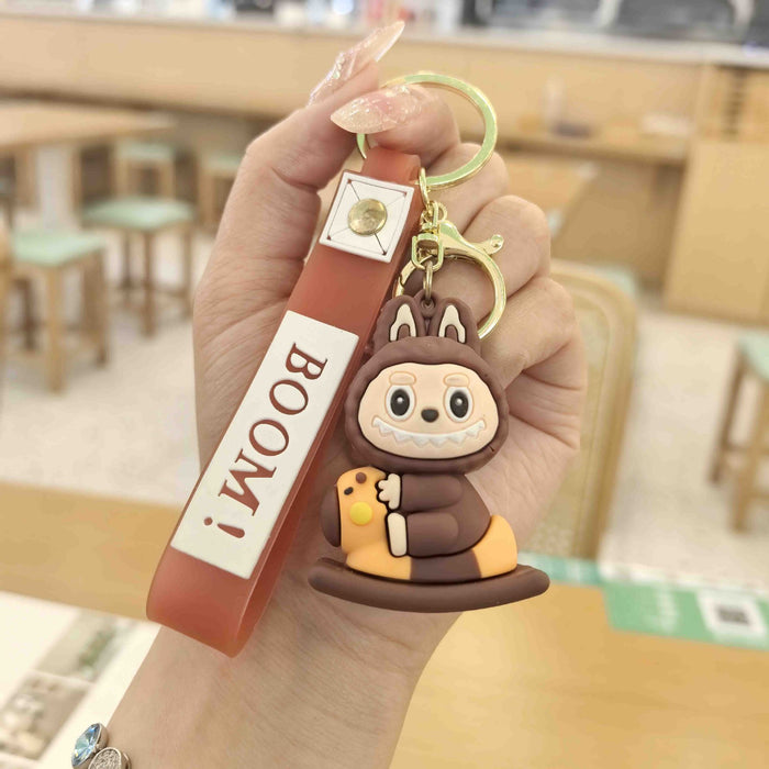 Wholesale Little Sheep Keychain Creative Silicone Doll Pendant Car Keychain Accessories