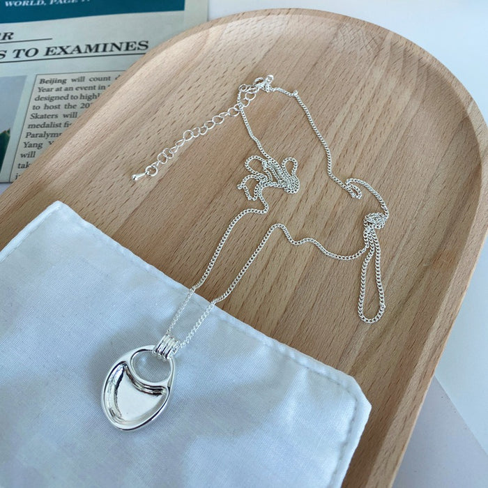 Wholesale Niche necklace, simple irregular pendant, long sweater, collarbone chain