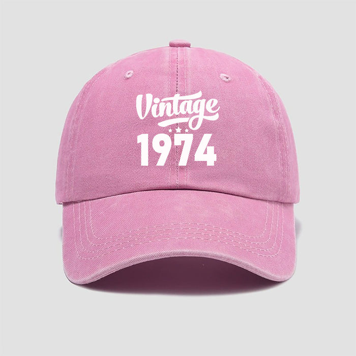 Wholesale Washed cotton printed vintage baseball cap, soft top sun hat