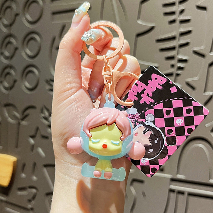 Wholesale Cartoon Cute PVC Keychains JDC-KC-Hangl002