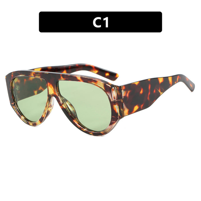 Wholesale Large frame fashionable sunglasses, sunglasses, street photography sunglasses