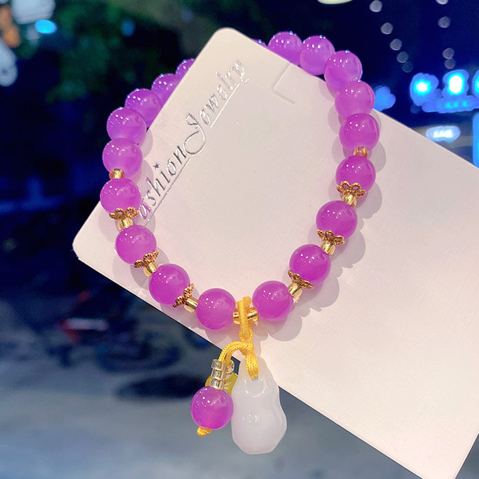 Wholesale Wholesale boxed glass bracelets with gourd bracelets