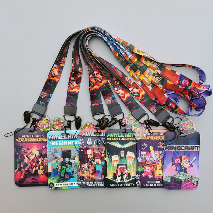 Wholesale Card Holder Long Cartoon Lanyard Keychain