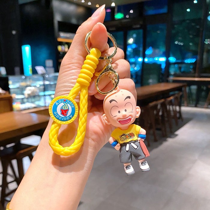 Wholesale Anime PVC Keychain Cute Figure Bag Charm And Car Key Accessory Decorative Gift