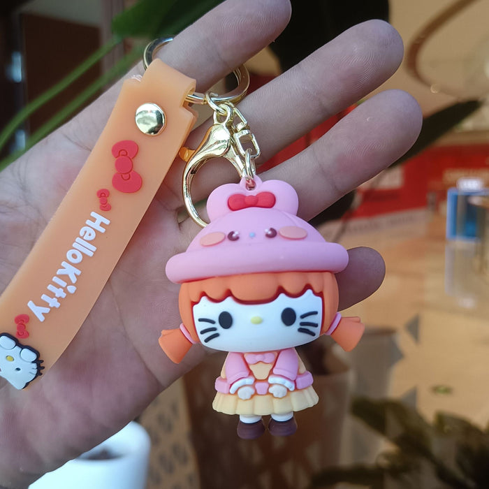 Wholesale Cartoon Silicone Doll Keychain JDC-KC-KuangK033