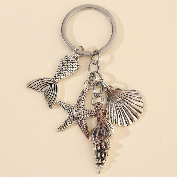 Wholesale Alloy Pendant Marine Life Keychain JDC-KC-RongRui074