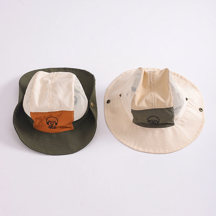 Wholesale Children's Hat Summer Thin Breathable Mesh Boys and Girls Large Brim