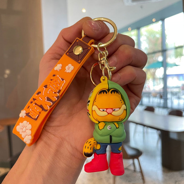 Wholesale Creative Cartoon Keychain Cute Cat Doll Bag Pendant Couple Keychain Small Gift Wholesale