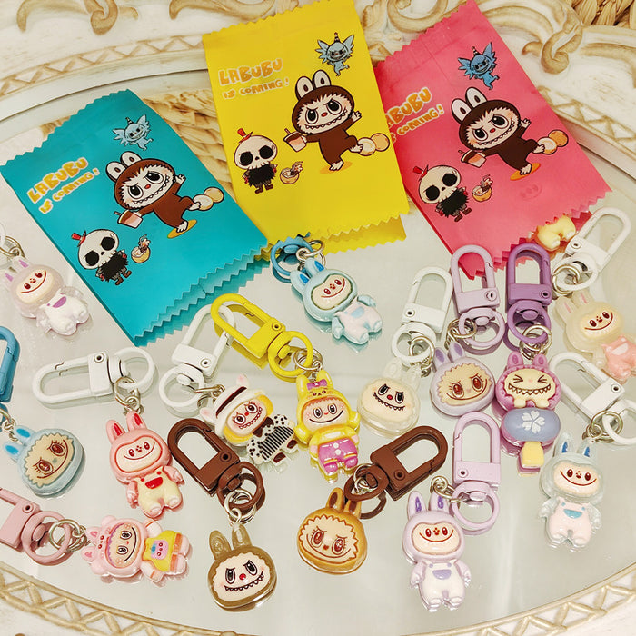 Wholesale Random Cute cartoon keychain blind bag surprise children' s gift stall push gift surprise