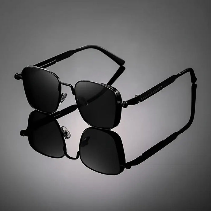 Wholesale New retro box metal sunglasses
