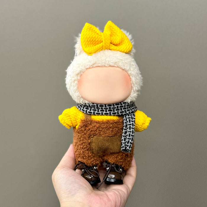 Wholesale Only clothes are suitable for 17cm blind box pendant plush doll clothes
