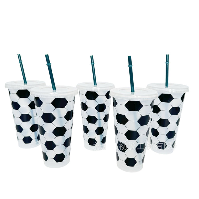 Wholesale 10pcs World Cup Football-Themed Water Bottle 24oz