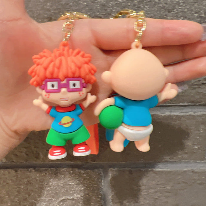 Wholesale Keychains PVC Hardware Cute Cartoon (M) JDC-KC-JCai069