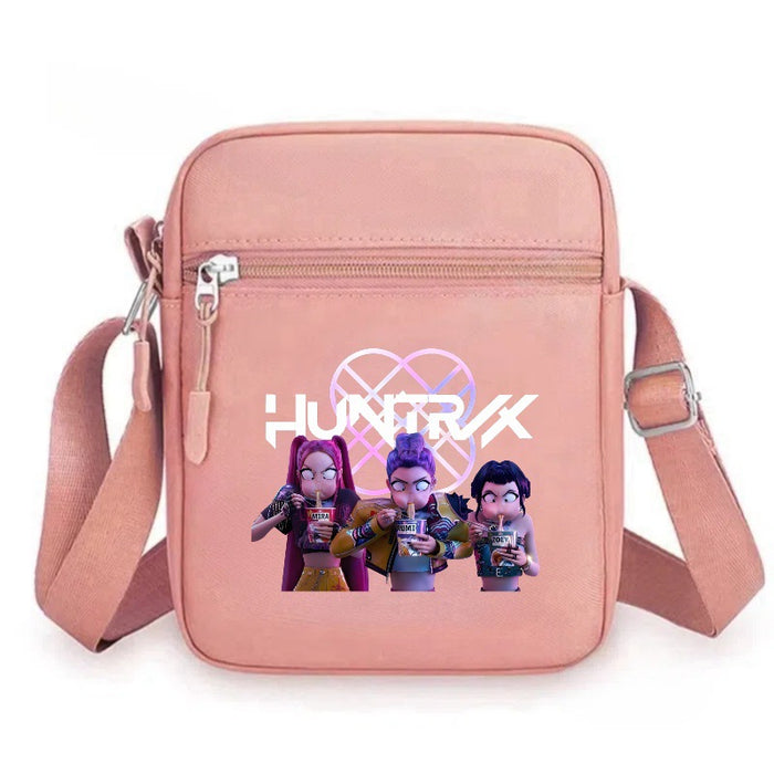 Wholesale Kpop Cartoon print colorful small square bag,  casual,  trendy,  cute