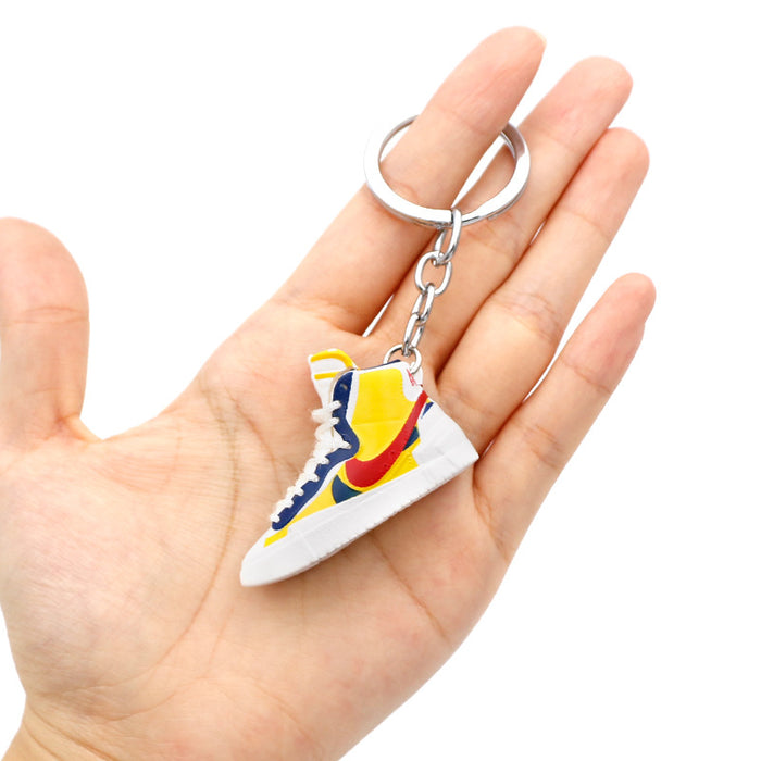 Wholesale PVC Basketball Shoe Model Keychain JDC-KC-QLPing015