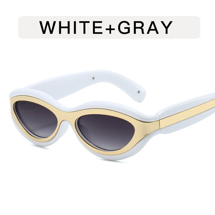 Wholesale Fashionable men's sunglasses, large frame sunglasses, personalized UV resistant glasses
