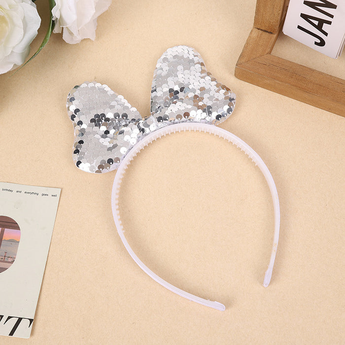 Wholesale children's bow sequins headband cartoon headband