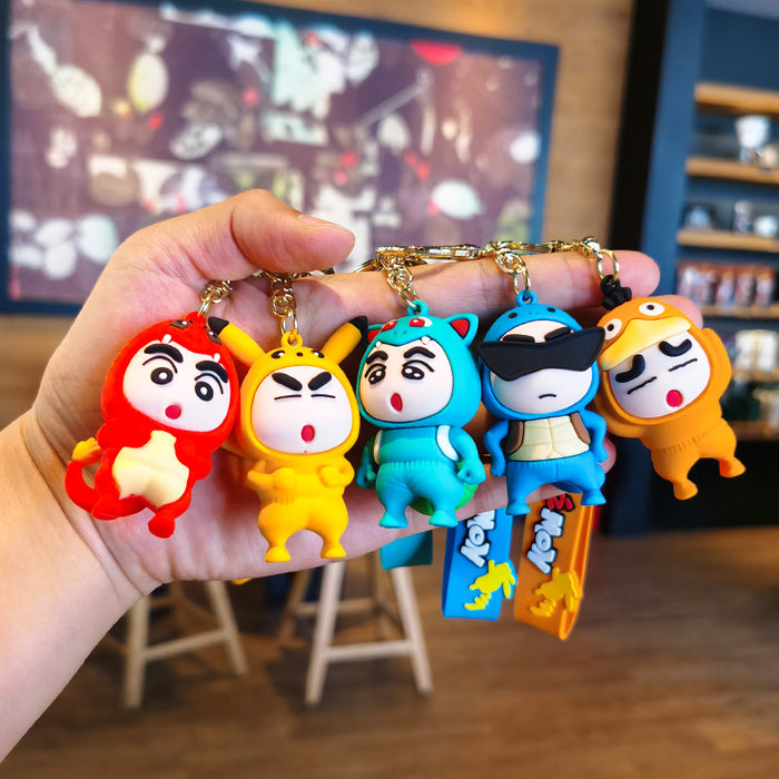 Wholesale PVC Cartoon Doll Keychain JDC-KC-Yid011