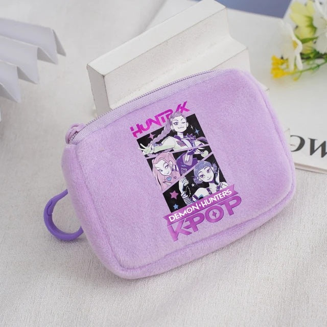 Wholesale KPop Devil Hunter Animal Coin Purse Cute Nylon Portable Wallet Casual Everyday Gift