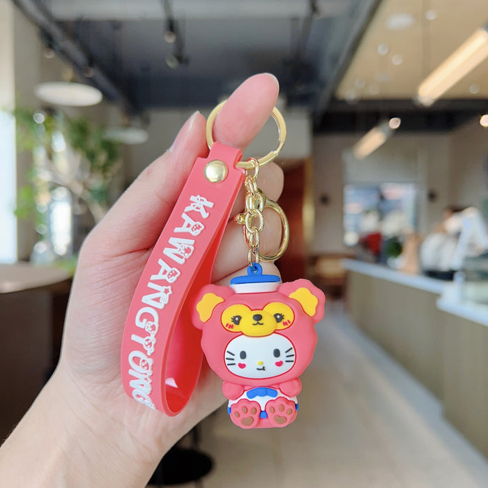 Wholesale Cute Cartoon Doll Silicone Keychain (S) JDC-KC-WC018