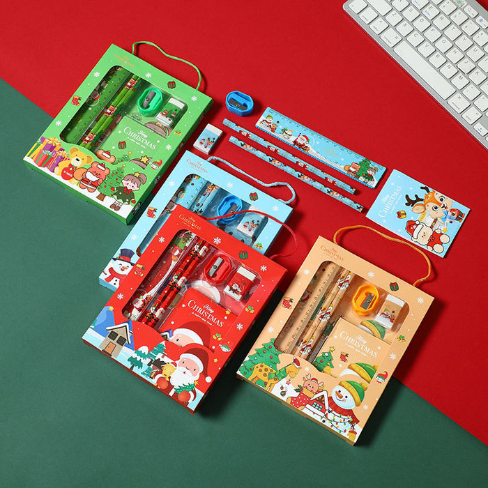 Wholesale Christmas student stationery gift box suit children' s Christmas small gift