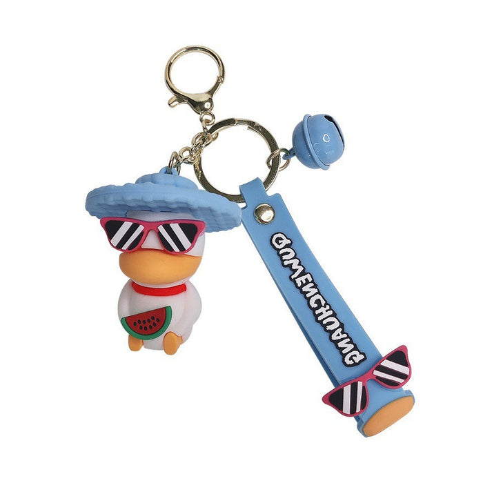 Wholesale fashion duck lovely accessories key chain JDC-KC-JShi001