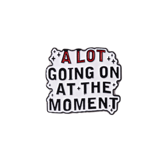 Wholesale Letter metal brooch clothes bag pin badge clothing accessories