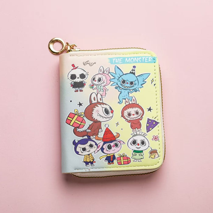 Wholesale Small Wallet Short Folding Card Holder Student Compact Multi-Compartment Wallet
