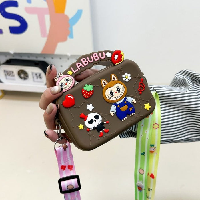 Wholesale Silicone Cartoon Phone Bag  Shoulder Bag