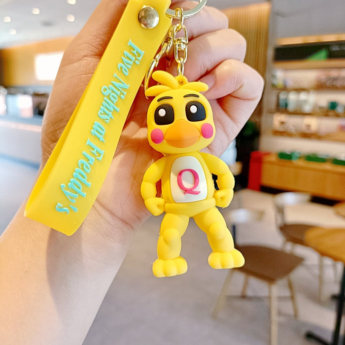 Wholesale Mutant Animal Cartoon Doll Silicone Keychain JDC-KC-MingT064