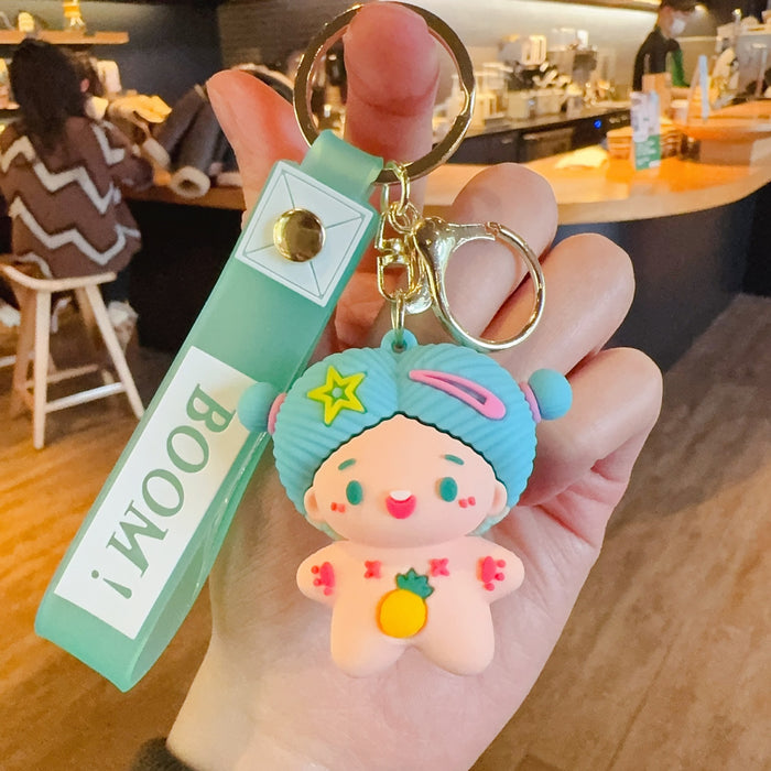 Wholesale Cartoon Doll PVC Keychain JDC-KC-JinG012