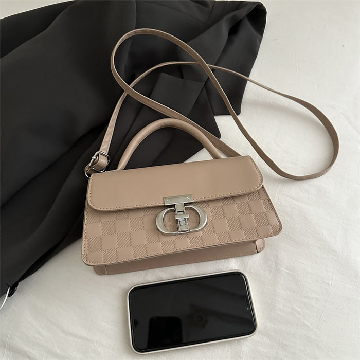 Wholesale Fashionable retro PU small square bag, popular single shoulder crossbody bag