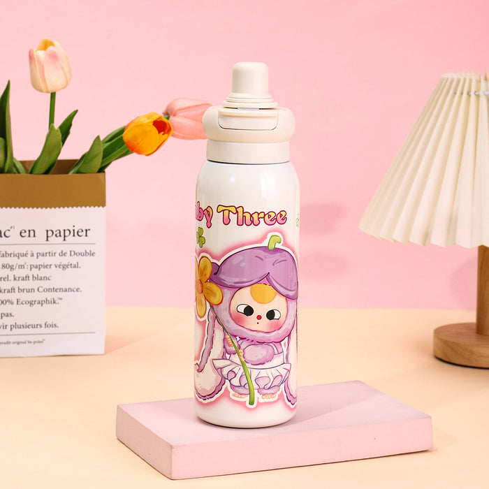 Wholesale Cartoon cute monster rusty steel cartoon drinking water cup