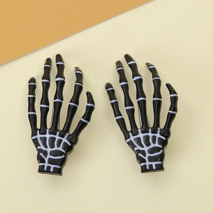 Wholesale  Ghost Hand Hair Clip Red Gothic Side Clip Women S Fashion Accessory Boutique Resale Gift