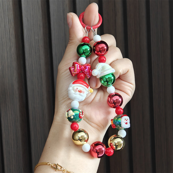 Wholesale Christmas series cartoon short keychains