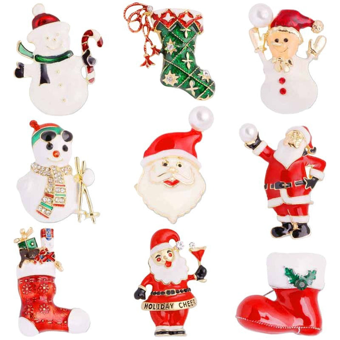 Wholesale Christmas Collection Fashion Brooches