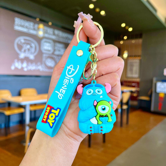 Wholesale Cartoon Monster Keychain Cute Doll Bag Pendant