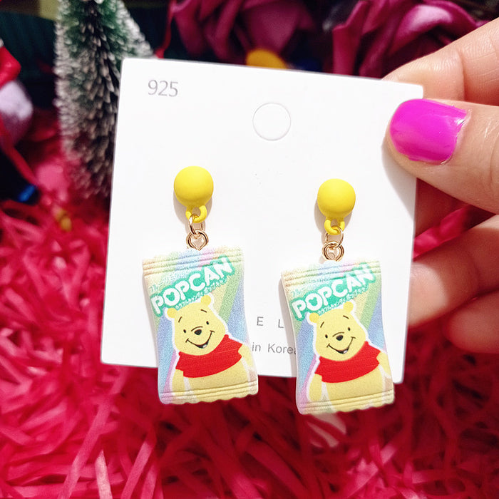 Wholesale Cute Resin Cartoon Earrings JDC-ES-Xiaox014