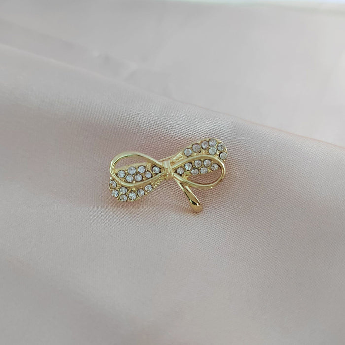 Wholesale Pearl  brooch small button shirt collar pin