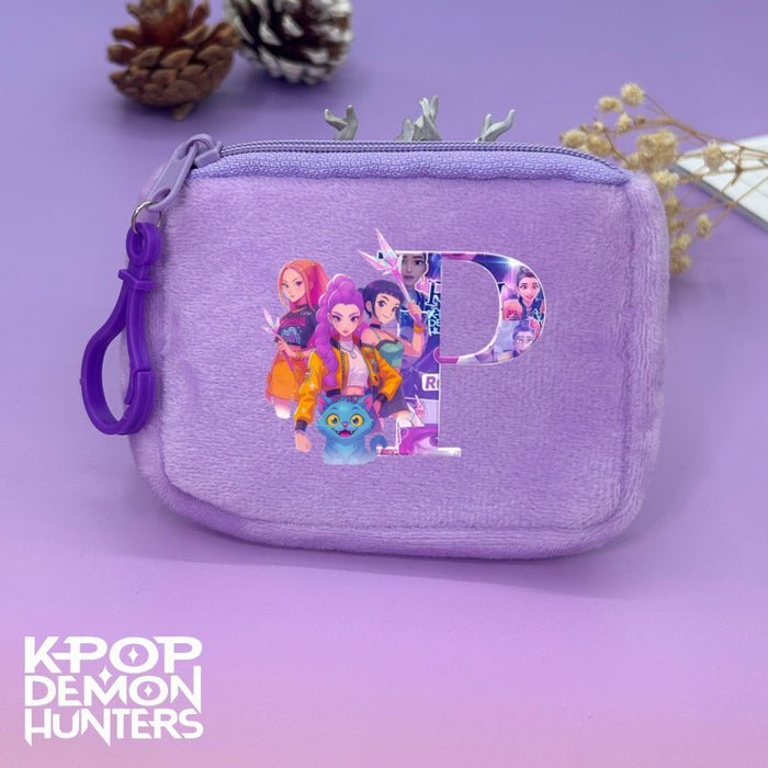 Wholesale Plush Anime Coin Purse Zipper Wallet K Pop  Cute Cartoon Design Unisex Fashion Accessory