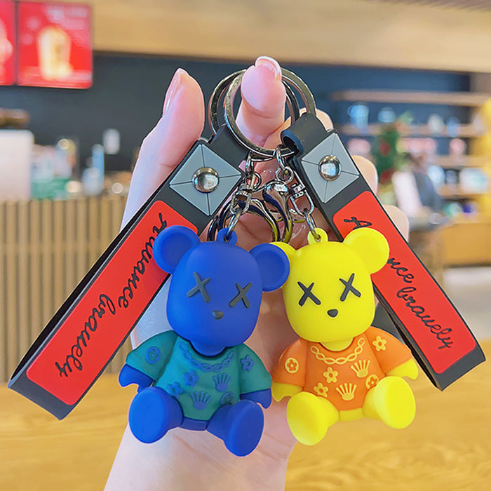 Wholesale Cartoon Silicone Doll Keychain JDC-KC-MingT044