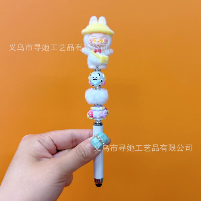 Wholesale DIY Cute Beaded Pen for Mobile Phones and Tablets Touch Screen Gel Ballpoint Pen