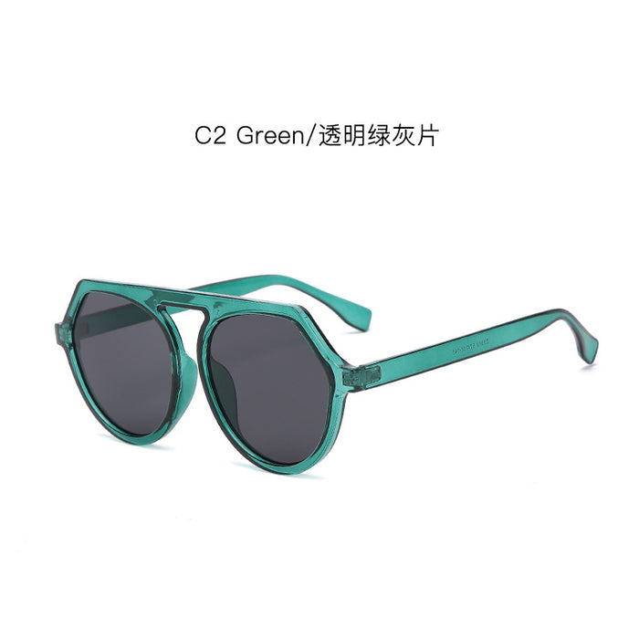 Wholesale Vintage Transparent Frame Sunglasses JDC-SG-XingLu MOQ201