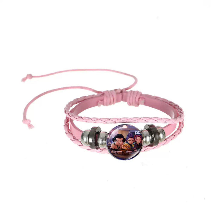 Wholesale K-POP Multi-layered Woven Beaded Bracelet