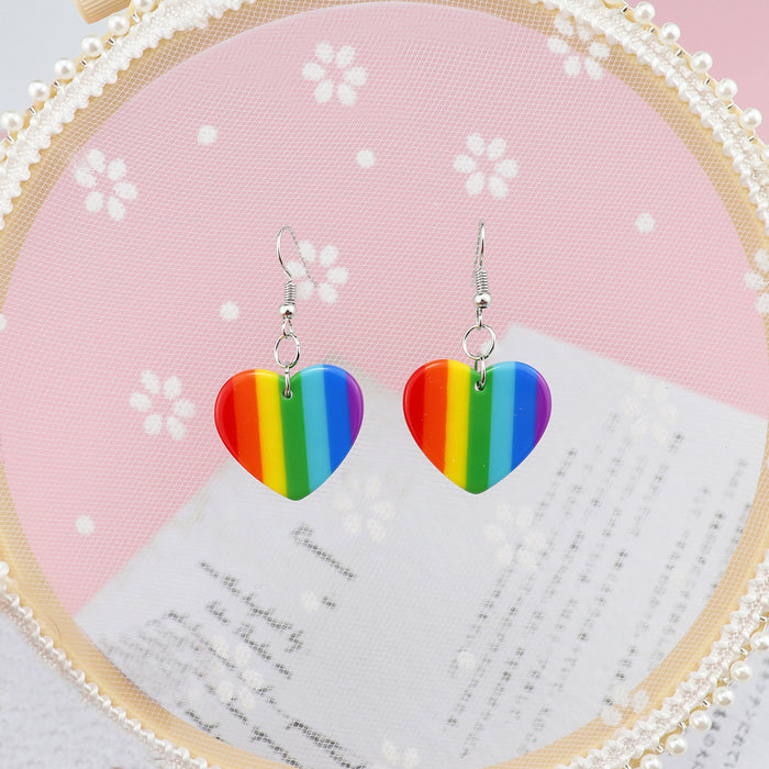 Wholesale Love Resin Earrings JDC-ES-NiQ002