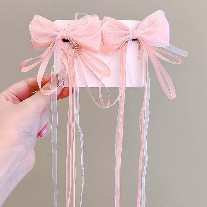 Wholesale Children's Bow Ribbon Hairpin Baby JDC-HC-DF005